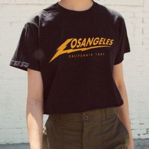 Brandy Melville Los Angeles Cropped Top